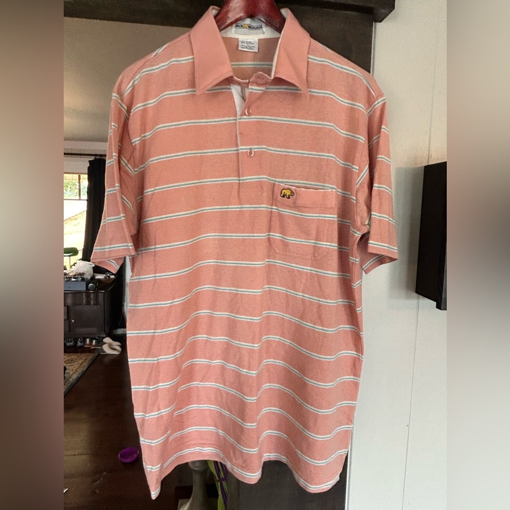 Jack Nicklaus 70’s vintage golden bear polo